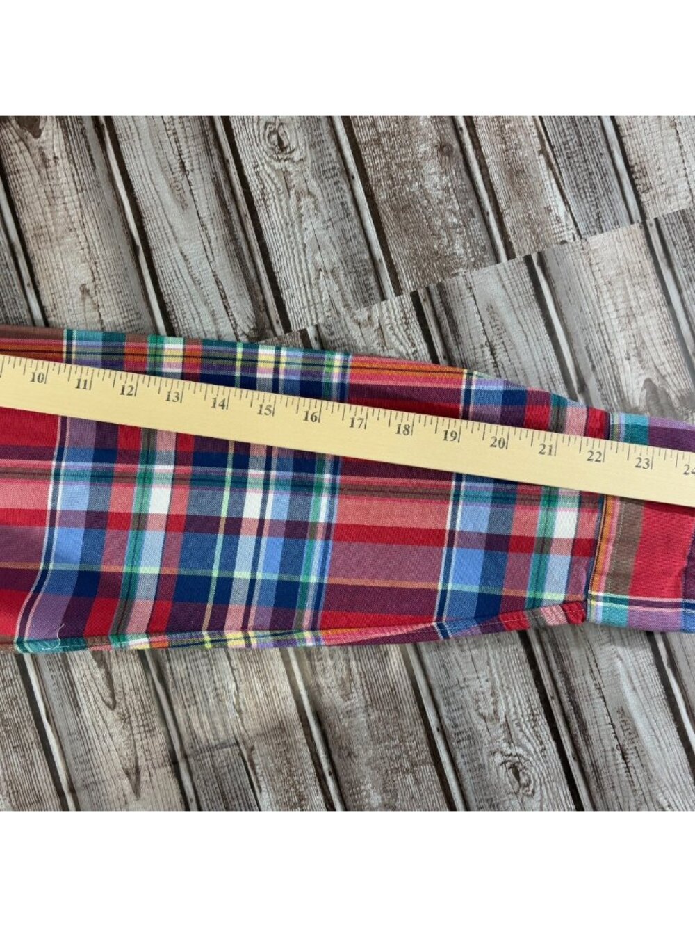 Polo Ralph Lauren Classic-Fit Oxford Plaid Shirt size M multicolor NWT mspr $138 - Picture 13 of 13